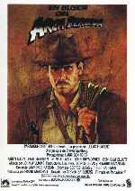 carátula carteles de Indiana Jones En Busca Del Arca Perdida - V3