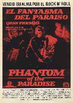 carátula carteles de El Fantasma Del Paraiso