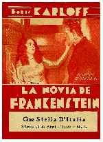 carátula carteles de La Novia De Frankenstein - V5