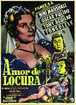 carátula carteles de Amor De Locura