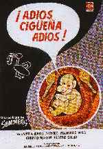 carátula carteles de Adios Ciguena Adios