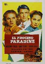 carátula carteles de El Proceso Paradine - V2
