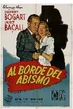 carátula carteles de Al Borde Del Abismo - 1946
