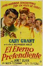 carátula carteles de El Eterno Pretendiente - 1944
