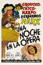 carátula carteles de Una Noche En La Opera - V4