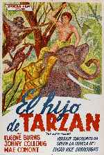 carátula carteles de El Hijo De Tarzan