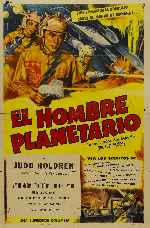 carátula carteles de El Hombre Planetario