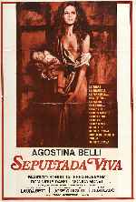 carátula carteles de Sepultada Viva
