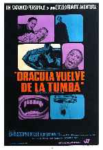 carátula carteles de Dracula Vuelve De La Tumba - V2