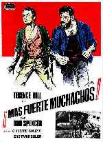 carátula carteles de Mas Fuerte Muchachos - V2