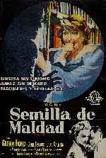 carátula carteles de Semilla De Maldad - 1955