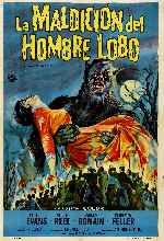carátula carteles de La Maldicion Del Hombre Lobo - 1961