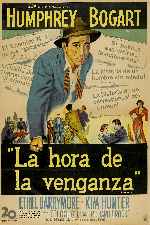 carátula carteles de La Hora De La Venganza - 1952
