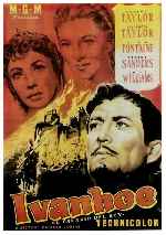 carátula carteles de Ivanhoe - 1952 - V4