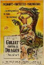 carátula carteles de Goliat Contra El Dragon