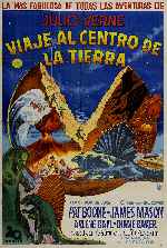 carátula carteles de Viaje Al Centro De La Tierra - 1959