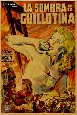 carátula carteles de La Sombra De La Guillotina - 1949