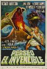 carátula carteles de El Valle De Los Hombres De Piedra - V2 - Perseo El Invencible