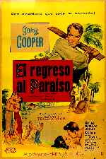 carátula carteles de El Regreso Al Paraiso - 1953