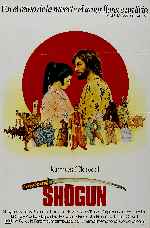 carátula carteles de Shogun - 1980