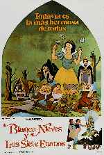 carátula carteles de Blancanieves Y Los Siete Enanos