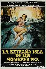 carátula carteles de La Extrana Isla De Los Hombres Pez
