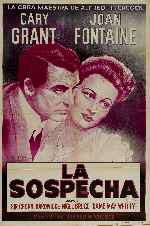 carátula carteles de La Sospecha - 1941