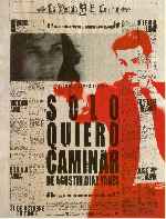 carátula carteles de Solo Quiero Caminar - V2