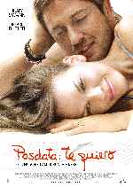 carátula carteles de Posdata Te Quiero