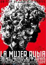 carátula carteles de La Mujer Rubia
