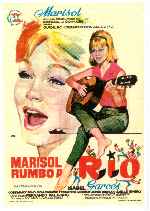 carátula carteles de Marisol Rumbo A Rio