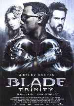 carátula carteles de Blade Trinity
