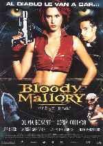 carátula carteles de Bloody Mallory