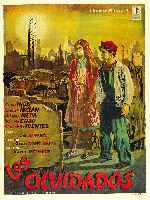 carátula carteles de Los Olvidados - 1950 - V4