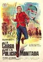 carátula carteles de La Carga De La Policia Montada - 1964