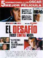 carátula carteles de El Desafio Frost Contra Nixon - V2