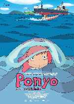 carátula carteles de Ponyo En El Acantilado