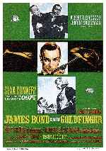 carátula carteles de James Bond Contra Goldfinger - V2