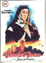 carátula carteles de Teresa De Jesus - 1961