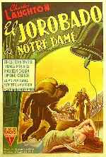 carátula carteles de El Jorobado De Notre Dame - 1939