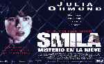 carátula carteles de Smila - Misterio En La Nieve - V2