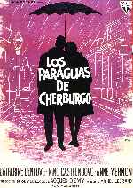 carátula carteles de Los Paraguas De Cherburgo - V2