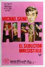 carátula carteles de Alfie - El Seductor Irresistible - 1966