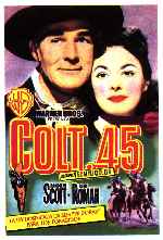carátula carteles de Colt 45 - 1950