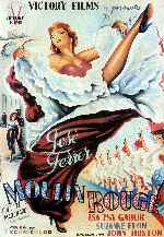 cartula carteles de Moulin Rouge - 1952
