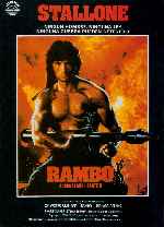 carátula carteles de Rambo - Acorralado Parte Ii - V2