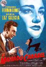 carátula carteles de El Malvado Carabel - 1956