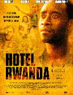 carátula carteles de Hotel Rwanda