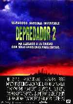 carátula carteles de Depredador 2 - V2