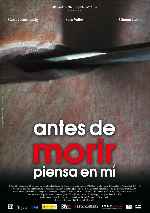 carátula carteles de Antes De Morir Piensa En Mi